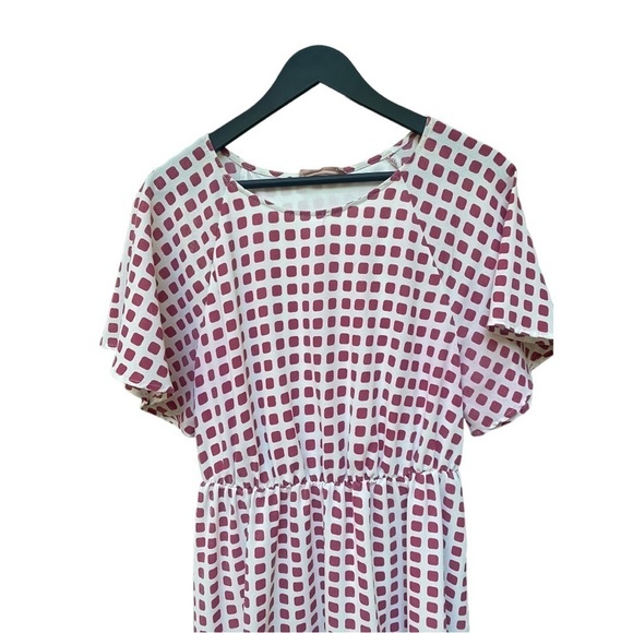 Fes Femme Squared Ruffle Dress | Size: L - Picture 2 of 6